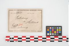 Etikett zu Bronzebuckelarmreif (NHMW-PRAE-025851)